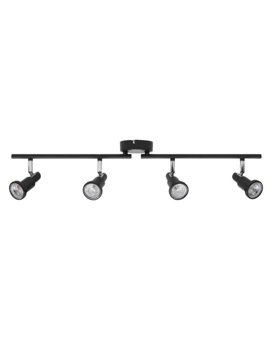 828827 LED-LEISTE 4 GU10-STRAHLER 3,4W 2700K SCHWARZ LEDVANCE
