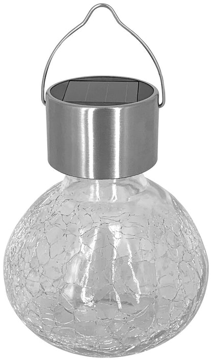 Lámpara Solar Bombilla Inox Decorativa Jardín y Terraza Galix