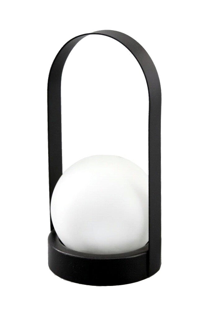 G2123 LAMPARA SOLAR PERLA C/ASA NEGRA GALIX
