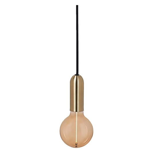 092626 LAMPARA COLGANTE ACERO ORO 1xE27 ROUND 1906 LEDVANCE