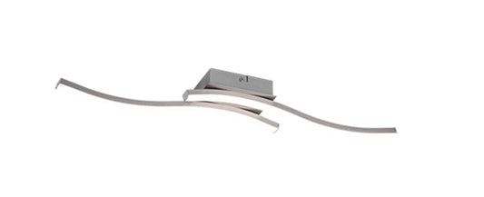 R62472407 PLAFON TECHO 2xSMD LED 5W IP20 2x600Lm 4000K NIQUEL MATE ROUTE TRIO