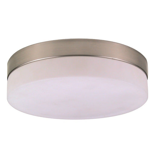 48403 PLAFON TECHO REDONDO 3xE27 40W 230V Ø300mm NIQUEL OPAL GLOBO