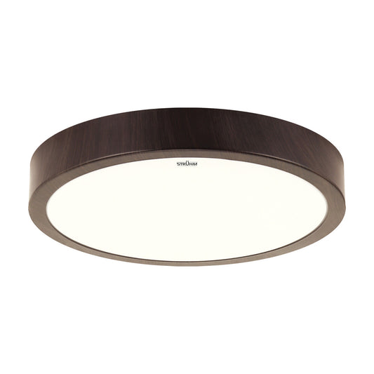 04154 PLAFON LED TECHO 36W IP44 4000K 4010Lm 280mm EFECTO WENGE ATUT STRÜHM