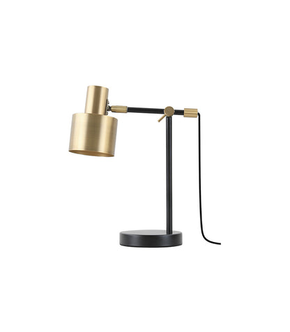 Lámpara de Mesa Dorada E27 Orientable Serantes EB F-Bright
