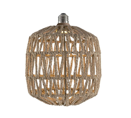 2509019 LAMPARA DE TECHO DECORATIVA LED 1xE27 4W 3000K 240Lm 165x203mm CUERDA EB