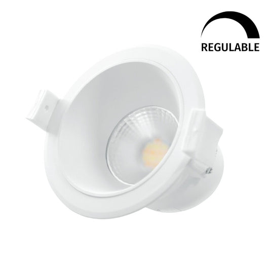 200400014 ARO LED RENDONDO EMPOTRABLE 7W CCT ANTIDESLUMBRAMIENTO BLANCO MANDANI GSC