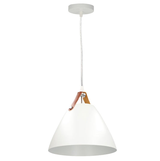 204400062 LAMPARA COLGANTE DIANZA E27 Ø270mm BLANCO GSC