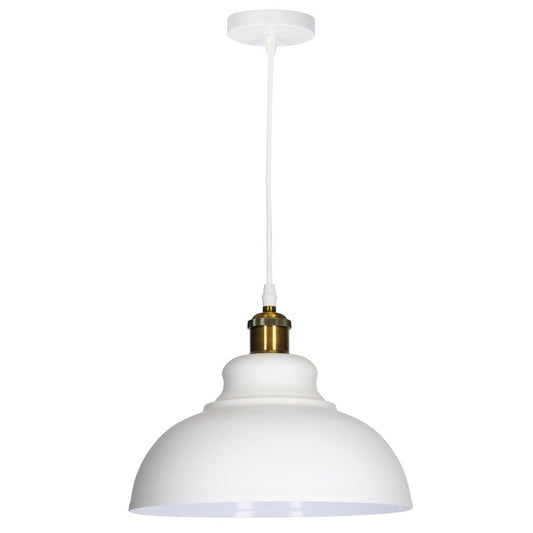 204400069 HÄNGELAMPE AKURE E27 Ø290mm WEISS GSC