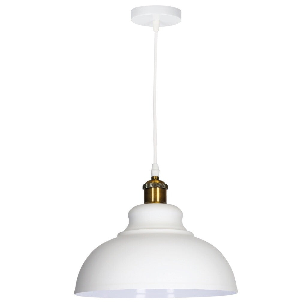 204400069 LAMPARA COLGANTE AKURE E27 Ø290mm BLANCO GSC