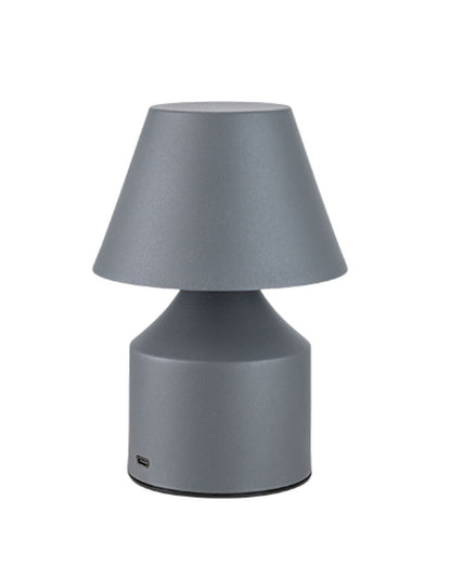 Lámpara de Sobremesa LED Gris Recargable 2W CCT F-Bright