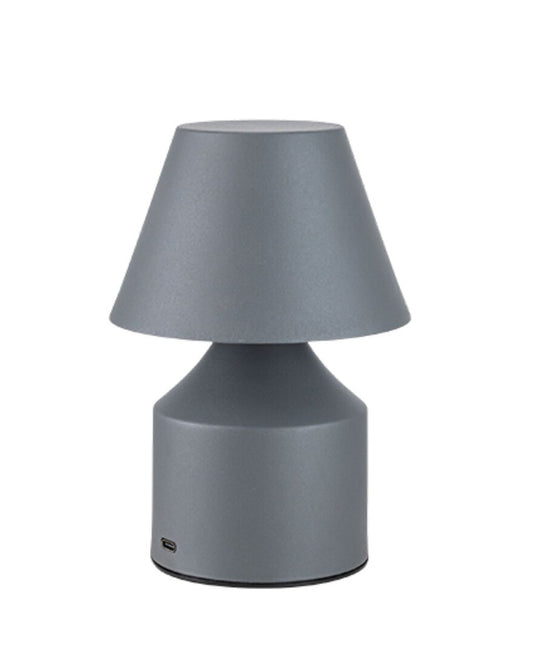 1950933-GR LAMPARA DE SOBREMESA GRIS 2W CCT RECARGABLE F-BRIGHT