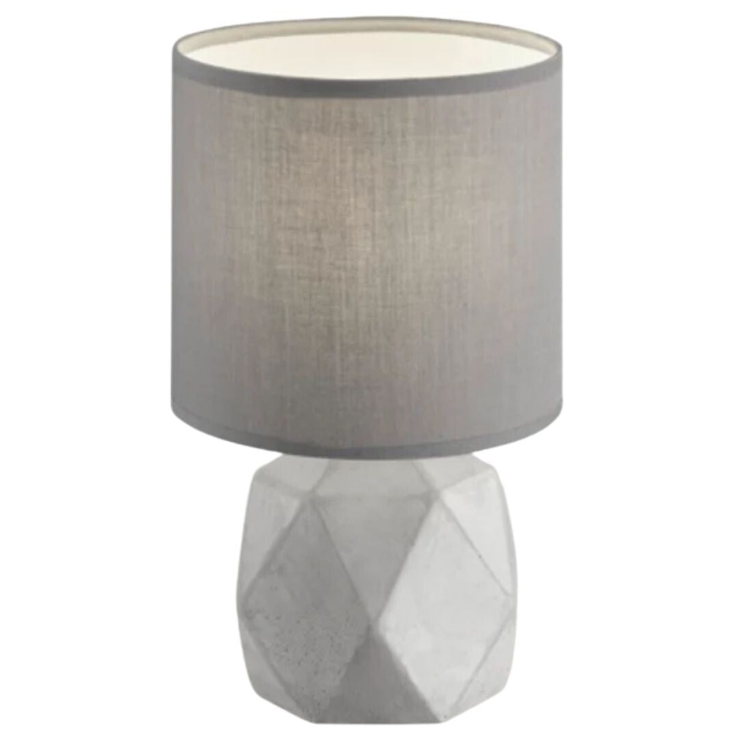 R50831087 LAMPARA DE SOBREMESA PIKE 1xE14 GRIS TRIO