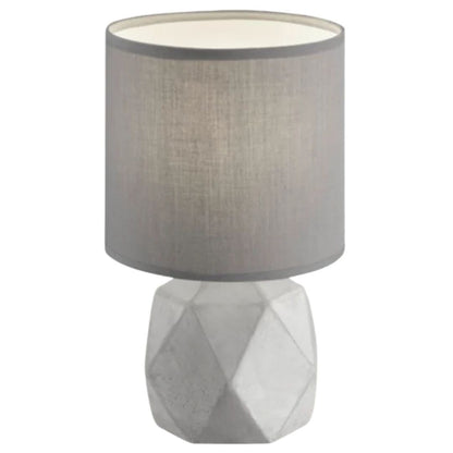 R50831087 LAMPARA DE SOBREMESA PIKE 1xE14 GRIS TRIO