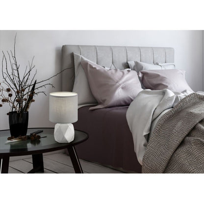 R50831087 LAMPARA DE SOBREMESA PIKE 1xE14 GRIS TRIO