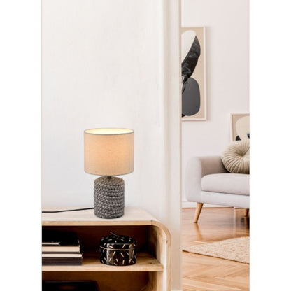 R50941044 LAMPARA DE SOBREMESA MALA 1xE14 MARRON TRIO
