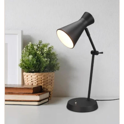 R50781032 LAMPARA DE SOBREMESA ENZO 1xE27 NEGRO TRIO