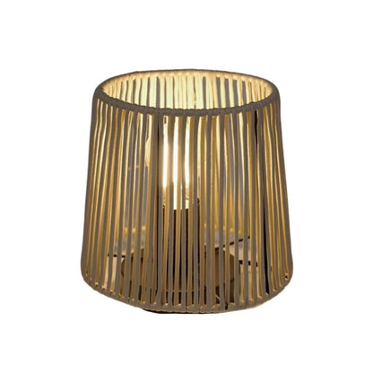 Lámpara Sobremesa Cordón Seda Arena 200mm E27 Manila Jueric | Suministros Figmar