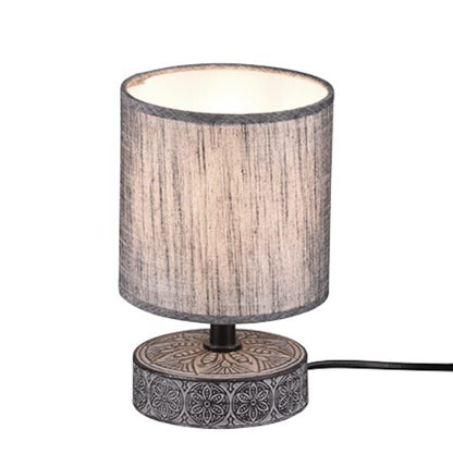 Lámpara Sobremesa Cerámica Gris E14 IP20 Marie Trio Lighting | Suministros Figmar