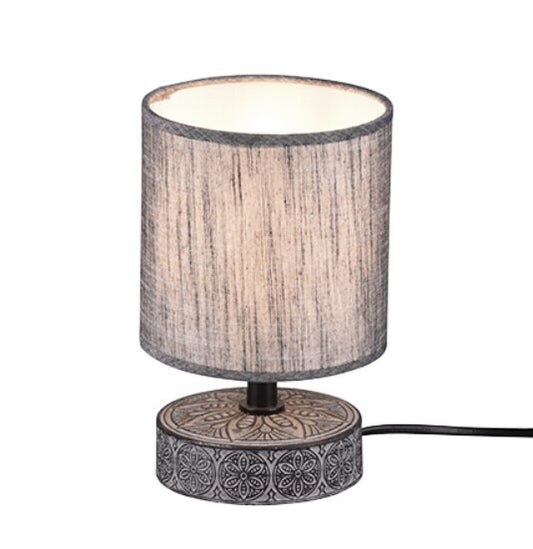 R50980111 LAMPARA SOBREMESA CERAMICA 1xE14 IP20 GRIS MARIE TRIO