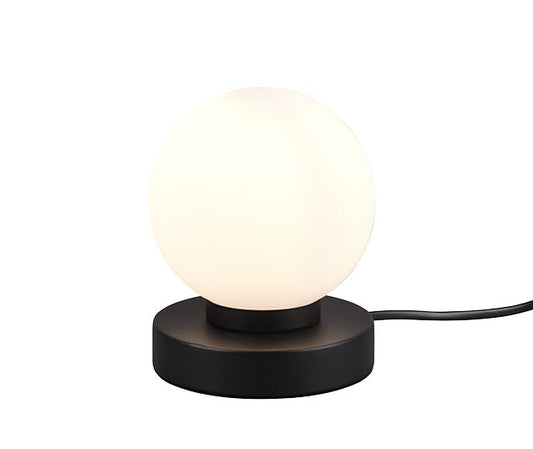 R54011032 LAMPARA SOBREMESA 1xE14 NEGRA PRINZ II TRIO