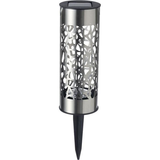 G4445 ESTACA LED DECORATIVA SOLAR 28,3cm METALICA GALIX