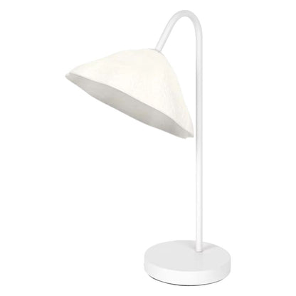 Lámpara Sobremesa Papel Maché Blanca E14 Regulable Lotus Leaf Ledvance | Suministros Figmar