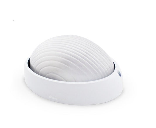 000700454 APLIQUE SEMIOVALADO ALUMINIO 1xE27 BLANCO GSC