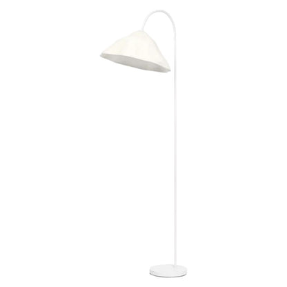 LÁMPARA DE PIE REGULABLE LOTUS LEAF PAPEL MACHÉ BLANCA E27 LEDVANCE | Suministros Figmar