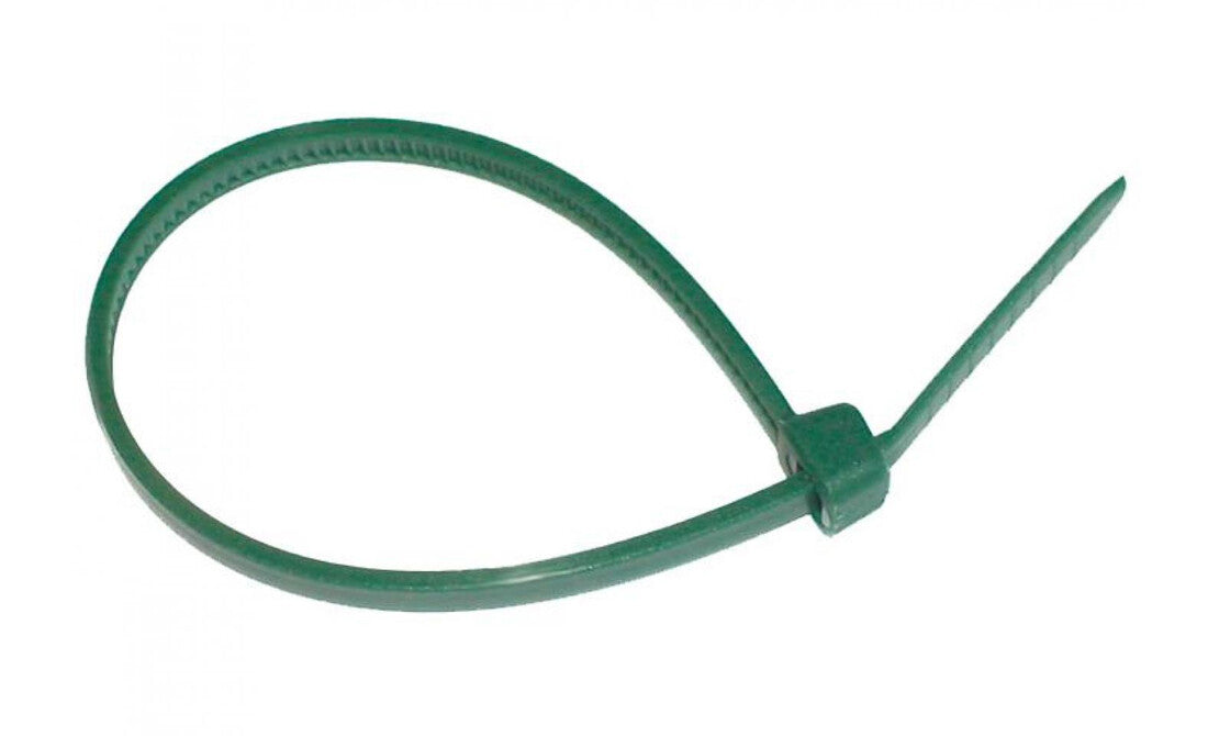 0901363 25ud BRIDAS NYLON VERDES 3,5x140mm