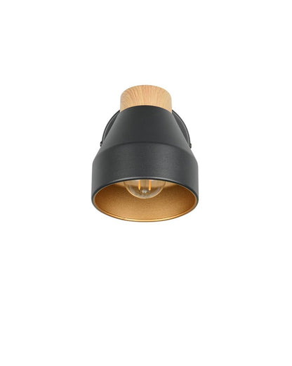 R81921732 FOCO TECHO/PARED 1xE14 VALENTIN NEGRO TRIO