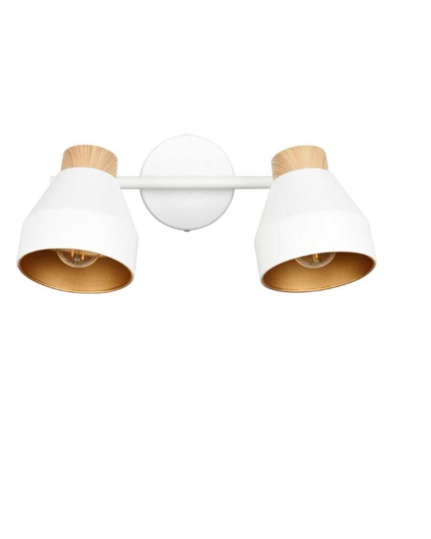 R81922031 FOCO TECHO/PARED 2xE14 VALENTIN BLANCO TRIO