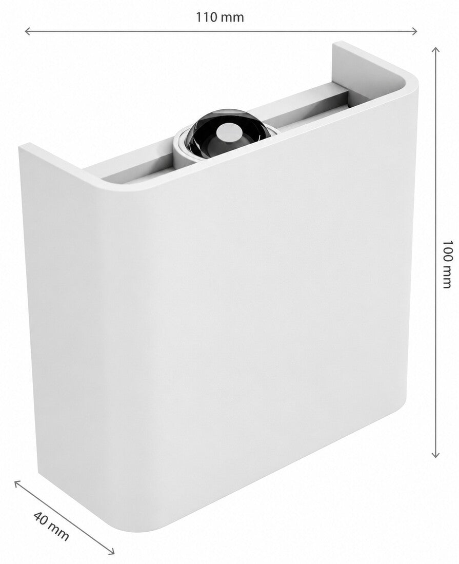 SLIP007016 APLIQUE LED DE PARED BLANCO 2W CCT IP54 LUNARIX SPECTRUM