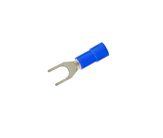 RTA204 100ud TERMINAL HORQUILLA AISLADO AZUL øINT: 4,3 mm COPAIN