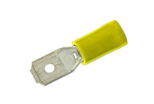 RTLFY  100ud TERMINAL LENGUETA AISLADA AMARILLO P/HEMBRA 6,3x0,8 COPAIN
