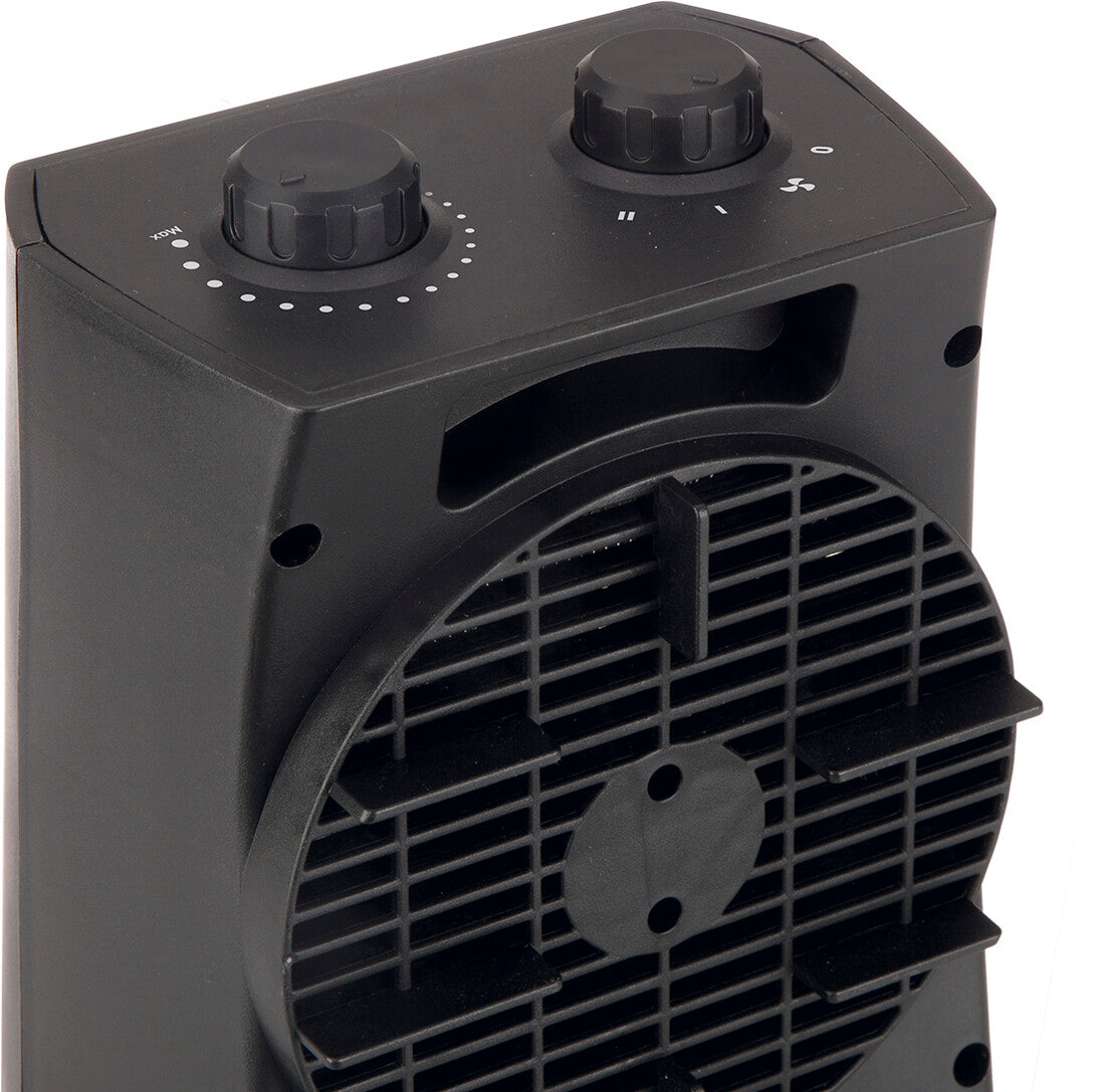 TV74 TERMOVENTILADOR VERTICAL NEGRO 1000-2000W
