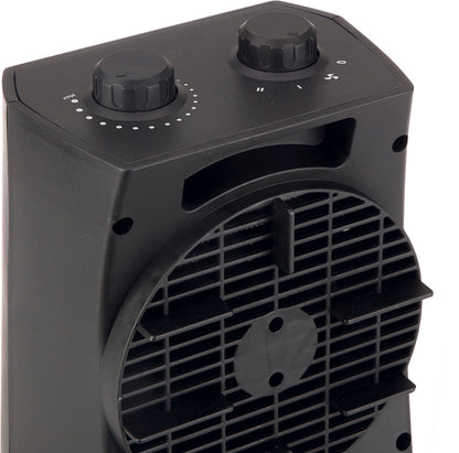 TV74 TERMOVENTILADOR VERTICAL NEGRO 1000-2000W