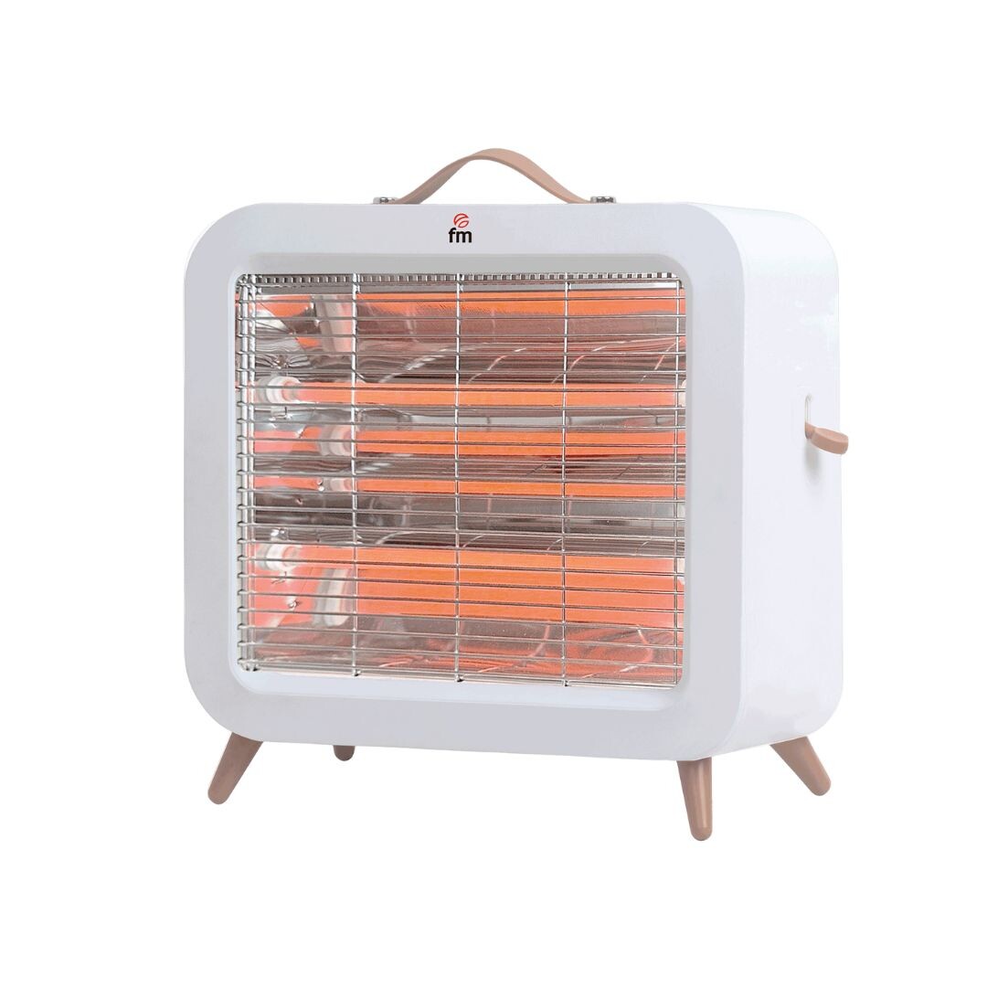 EV-700 ESTUFA HALOGENA BLANCA BARRAS DE CUARZO 700W FM