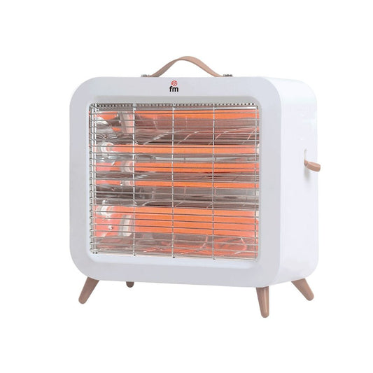 EV-700 ESTUFA HALOGENA BLANCA BARRAS DE CUARZO 700W FM