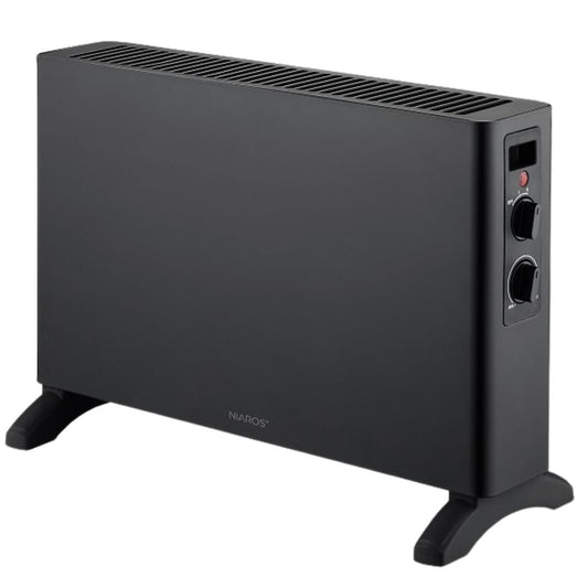 301005003 BLACK ADJUSTABLE CONVECTOR 2000W SELATIN NIAROS