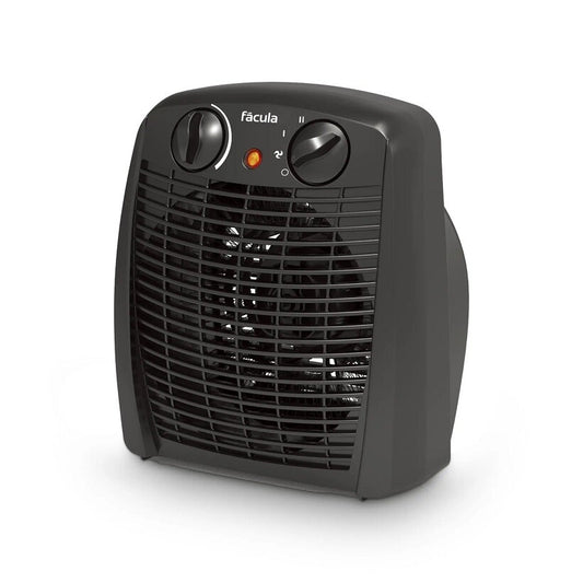 HEIZLÜFTER SCHWARZ 1000-2000W SYRA FACULA