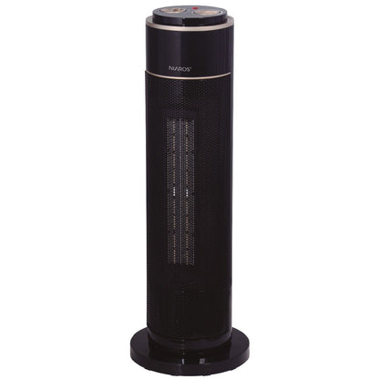 301000030 CALEFACTOR VERTICAL OSCILANTE 2000W NEGRO RINNE NIAROS