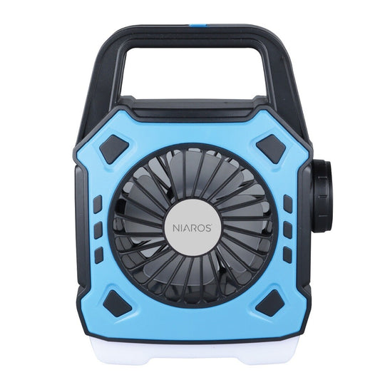 201810004 CAMPING-LÜFTER MIT 180Lm LED-TASCHENLAMPE STAWELL NIAROS