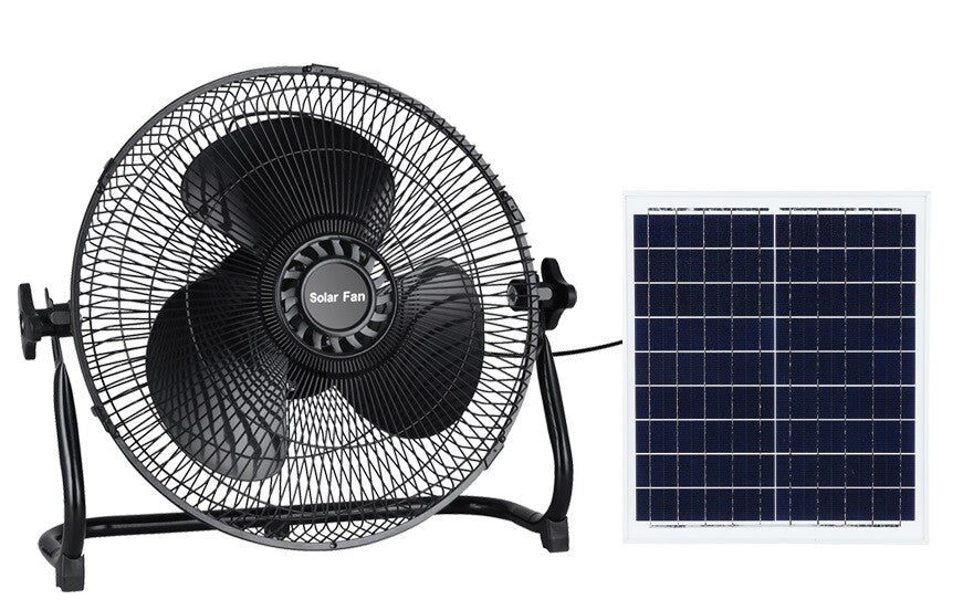 2433426 VENTILADOR RECARGABLE SOLAR DE SUELO 15W F-BRIGHT