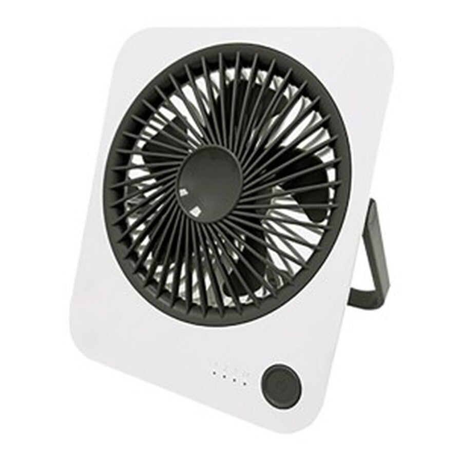 2433428 VENTILADOR DE MESA RECARGABLE BLANCO F-BRIGHT