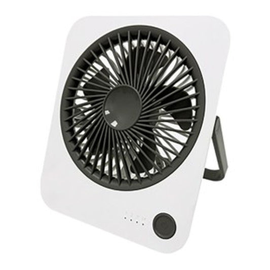 2433428 VENTILADOR DE MESA RECARGABLE BLANCO F-BRIGHT | Suministros Figmar