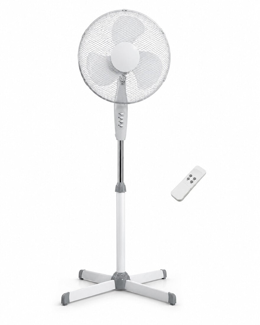 2433413 VENTILADOR DE PIE OSCILANTE 40cm C/MANDO F-BRIGHT