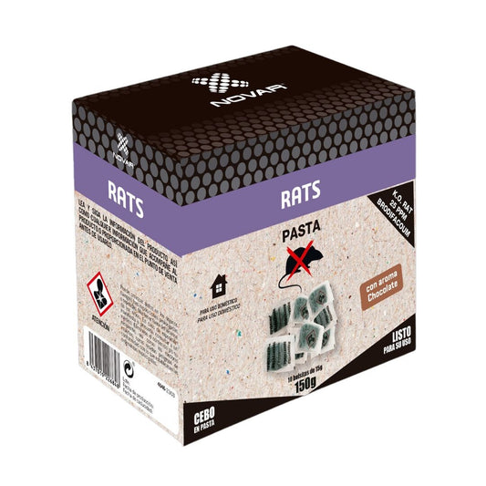 4046 PACK 10uds SOBRE 15gr RATICIDA BRODIFACOUM NOVAR