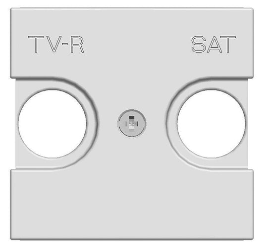 N2250.1BL ABDECKUNG TV TV-R/SAT 2 MODULE ZENIT NIESSEN