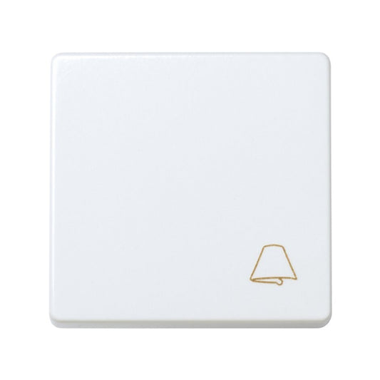G2715065 PUSH BUTTON BELL WIDE WHITE S27 SIMON
