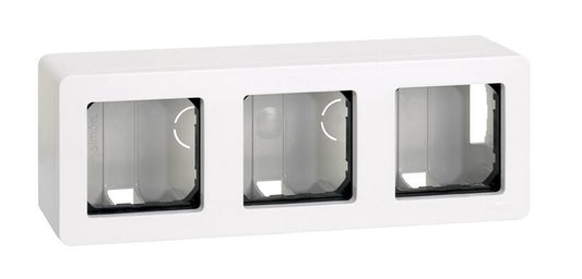 G2783135 AUFPUTZDURCHGANGSDOSE 3-FACH WEISS S27 SIMON